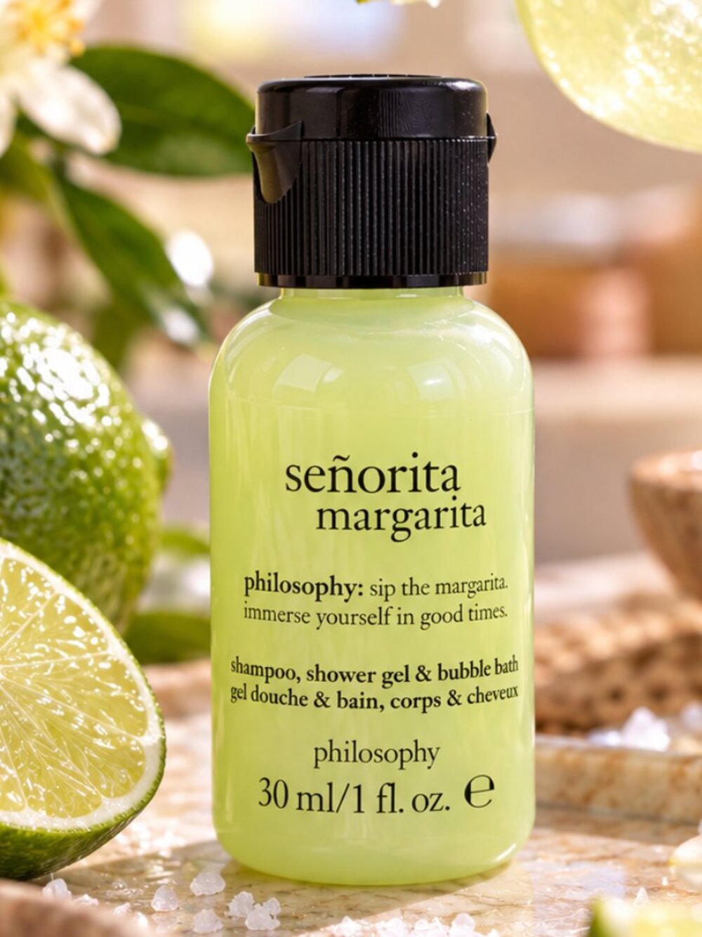 Philosophy Señorita Margarita 3-in-1 Body Wash Shampoo 1oz Mini NWT Rare
